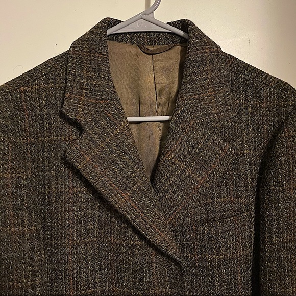 Vintage English Harris Tweed Blazer - Picture 2 of 5